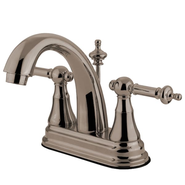 KS7618TL 4" Centerset Bathroom Faucet, Brushed Nickel